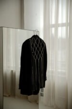 "Crystal Grid" Upcycled Blazer - Image 2